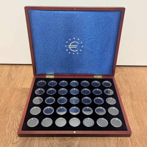 Athens 2004 2 Euro Münzkassette mit 5 x 7 Kapseln für Euro