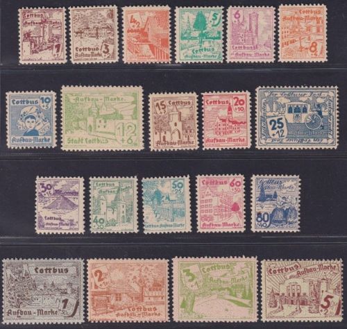 Lokalausgaben Cottbus 1946 - Michel Nr. 1-20 postfrisch