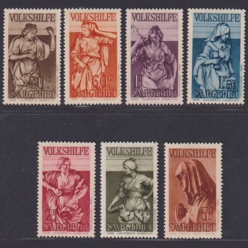 Saargebiet, Mi-Nr. 171-177 ungebraucht - Volkshilfe 1934