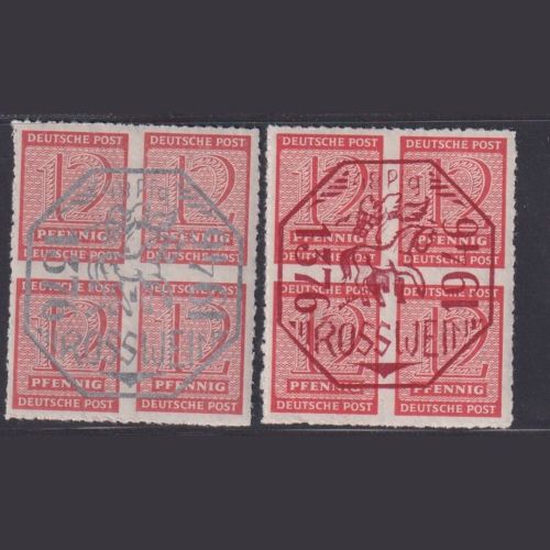 Lokalausgaben Rosswein 1946 - Nr. 1-2 postfrisch - Roßwein Sachsen