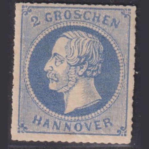 Hannover 1864 MiNr. 24 y ungebraucht - 2 Groschen König Georg V.