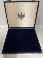 Münzkassette Schatulle für 48 x 10 DM Silbergedenkmünzen ohne Kapseln gebraucht