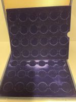 Münzkassette Schatulle für 48 x 10 DM Silbergedenkmünzen ohne Kapseln gebraucht