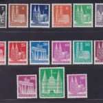 Bizone, Michel Nr. 73-97 II eg gezähnt postfrisch - Bauten eng gezähnt