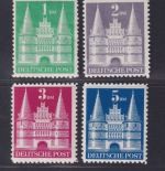Bizone - MiNr. 97-100 II postfrisch - hohe Treppe - Holsten Tor