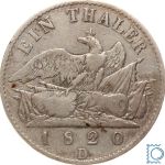 Brandenburg-Preußen Taler 1820 D - Preussen Friedrich Wilhelm III. 1797-1840