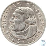 Deutsches Reich, 5 Mark 1933 A, Martin Luther, Jäger 353