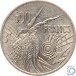 Zentralafrikanische Staaten - Zentralafrika 500 Francs 1976 D - Antilope