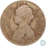 Martinique 1 Franc 1922 Paris, Französische Kolonien