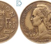 Reunion 20 Francs 1962 Aluminiumbronze, Französische Kolonien