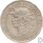 Guadeloupe 50 Centimes 1921, Französische Kolonien