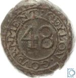 CEYLON 1/48 Rixdollar 1801 - George III. (1796-1820) - Kursmünze (1801-1816)