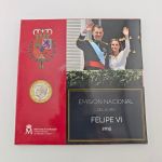 Spanien Kursmünzensatz KMS 2015 Felipe VI im original Folder (5,88€)