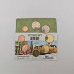 NIEDERLANDE Kursmünzensatz KMS 2021 Utrecht im original Blister (3,88€)