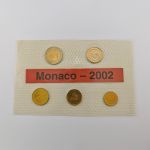MONACO Kursmünzensatz KMS 2002 Unz in Noppenfolie (3,80€)