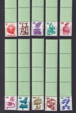 Bund, Michel Nr. 694-703 R + 773 RE 1+4 postfrisch Rollenmarkanfang