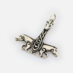 Silberanhänger mit Sleipnir im Wikingerstil