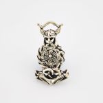 Anhänger Silber Thorfigur mit Mjölnir im Stil der Wikingerzeit