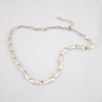 Silberkette Glieder modern im Stil der Mid-Century
