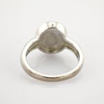 Silberring mit Opal-Cabochon um 1970 | Gr. 56