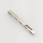 Silber Krawattennadel modern strukturiert