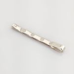 Silber Krawattennadel modern strukturiert