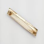 Silber Brosche Hammerschlag um 1960
