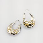 JOOP! Silberkette mit Tropfenanhänger und Ohrringen, modern