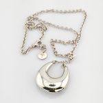 JOOP! Silberkette mit Tropfenanhänger und Ohrringen, modern