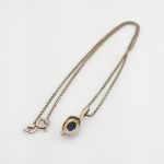 Lapislazuli-Anhänger mit Venezianischer Kette Silber, um 1960
