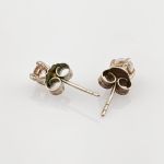 Silber-Ohrstecker mit funkelnden Steinen