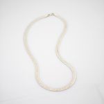 Elegantes Schmuckset aus Silber – Kette und Armband im Flachpanzerdesign