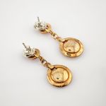 Vergoldete Silber-Ohrringe mit urbanem Charme