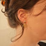 Moderne Ohrringe aus Gold – stilvolle Kreis-Designs