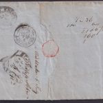 Altdeutschland Württemberg - MiNr. 12 EF - 3 Kreuzer orange auf Brief