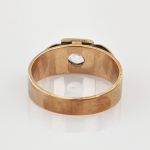 Klassicher Goldring mit Bergkristall