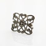 Wunderschönes Silberarmband & Brosche