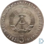 DDR 5 Mark 1982 - Friedrich Fröbel - stempelglanz - J.1584