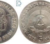 DDR 5 Mark 1975 - Internationales Jahr der Frau - stempelglanz - J.1558
