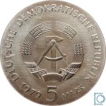 DDR 5 Mark 1979 - Albert Einstein - stempelglanz - J.1572