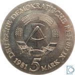 DDR 5 Mark 1981 - Tilman Riemenschneider - stempelglanz - J.1580