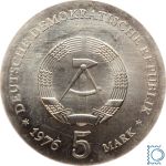 DDR 5 Mark 1976 - Ferdinand von Schill - stempelglanz - J.1559