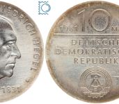 DDR 10 Mark 1981 - Georg Wilhelm Friedrich Hegel - stempelglanz - J.1581