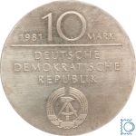 DDR 10 Mark 1981 - 700 Jahre Münzprägung Berlin - stempelglanz - J.1582