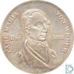 DDR 10 Mark 1976 - Carl Maria von Weber - stempelglanz - J.1562