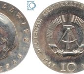 DDR 10 Mark 1967 - Käthe Kollwitz - stempelglanz - J.1519
