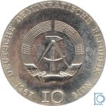 DDR 10 Mark 1967 - Käthe Kollwitz - stempelglanz - J.1519