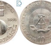 DDR 10 Mark 1977, Otto von Guericke - stempelglanz - J.1565