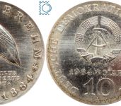 DDR 10 Mark 1984 - Alfred Brehm - stempelglanz - J.1597