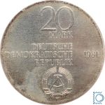 DDR 20 Mark 1981 - Freiherr vom Stein - stempelglanz - J.1579